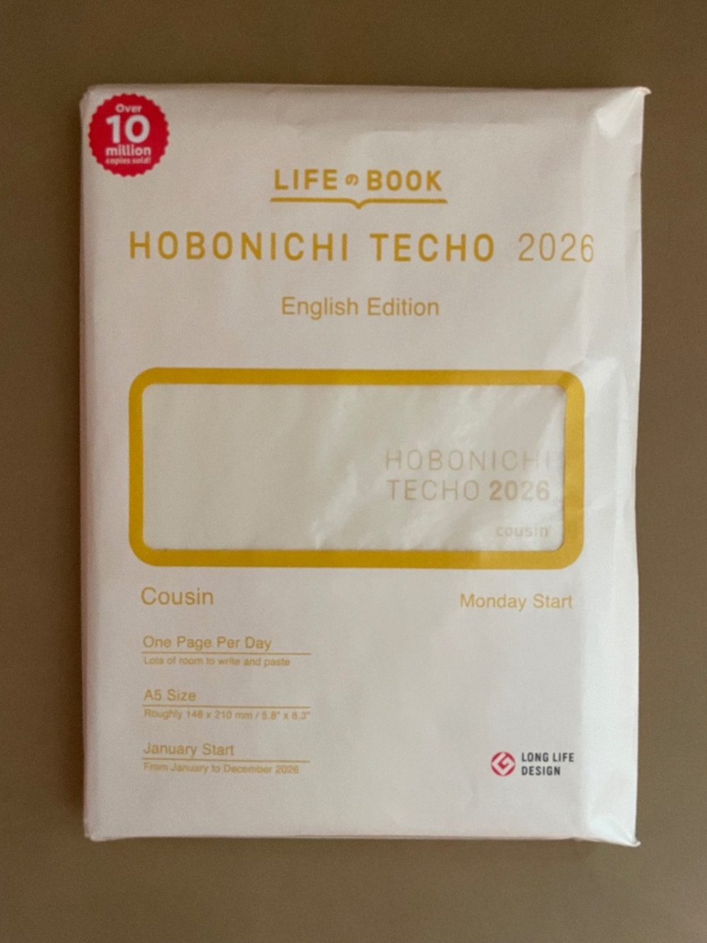 Hobonichi Techo 2026 A5 Cousin